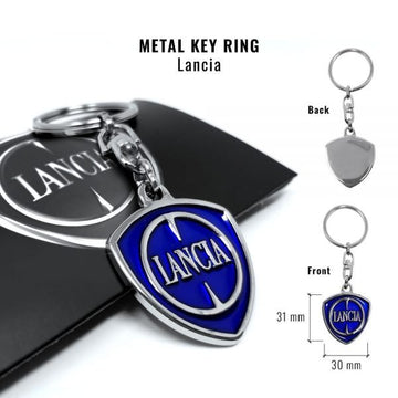 Lancia Portachiavi Scudetto Metal